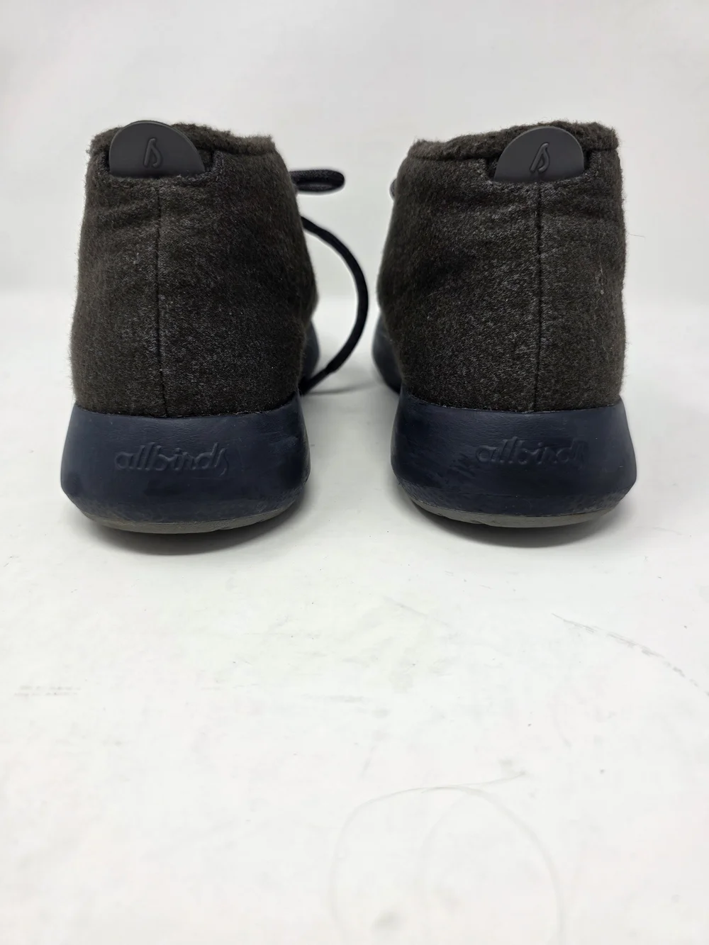 Allbirds Womens Wool Runner-Up Mizzle Charcoal Gray High Top Sneakers Size 9